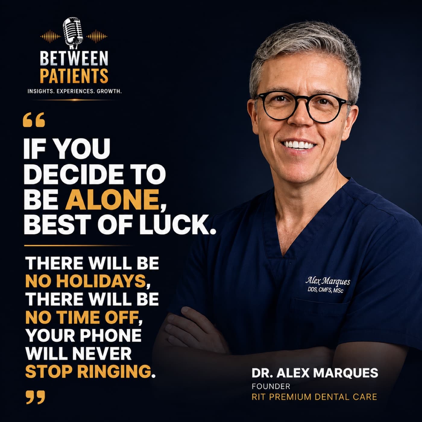 Dr Alex Marques on Between Patients, photo 2